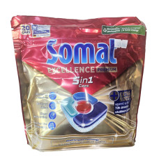 Таблетки для посудомийних машин Somat 20шт Екселенц