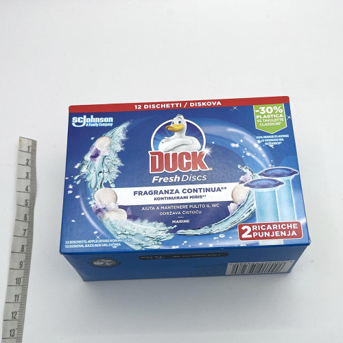 Диски чистоти для унітазу Duck Туалетний утьонок 2шт Морськи змінний