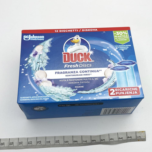 Диски чистоти для унітазу Duck Туалетний утьонок 2шт Морськи змінний