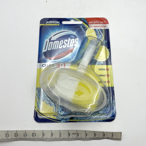 Блок гігіенічний для унітаза Domestos 1шт Лимон