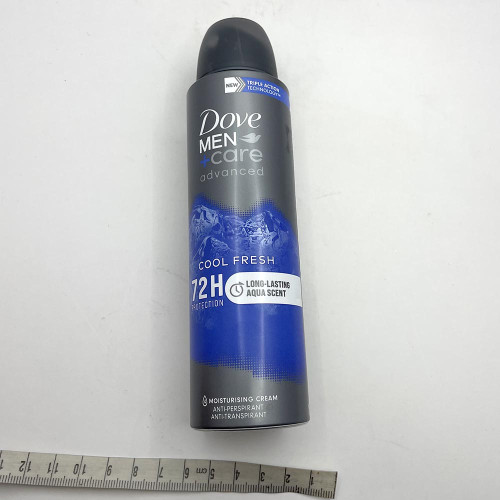 Чоловічий дезодорант спрей Dove 150мл Мен Каре Прохолодна свіжість