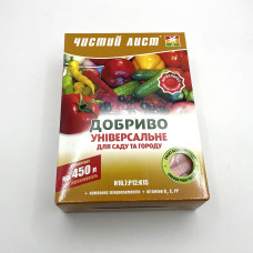Кристалічне добриво для саду та городу Чистий Лист 300гр Універсал  