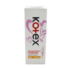 Тампони Kotex 8шт Супер з аплікатором 4 краплі
