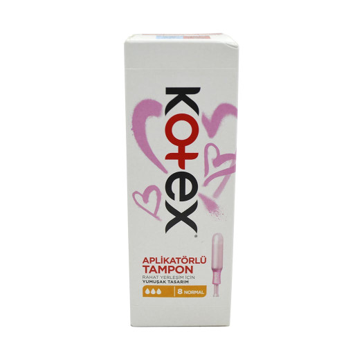 Тампони Kotex 8шт Супер з аплікатором 4 краплі