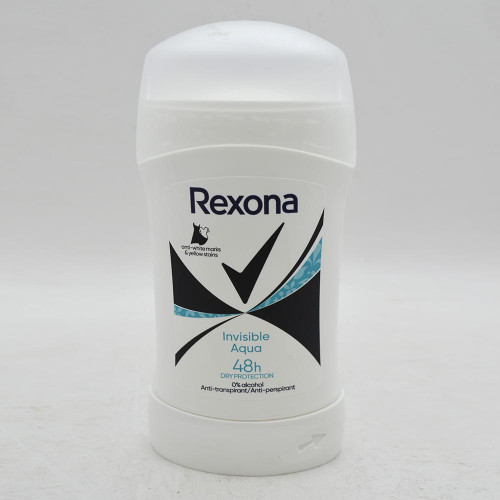 Дезодорант стік Rexona 50мл Інвізібил Аква
