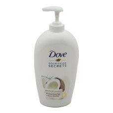 Рідке мило Dove 500мл Кокос та мигдаль дозатор