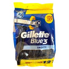 Станки для гоління одноразові Gillette Блу3  12шт