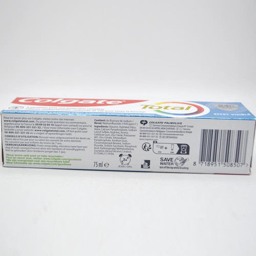 Зубна паста Colgate 75мл Тотал Інвізібил Ефект