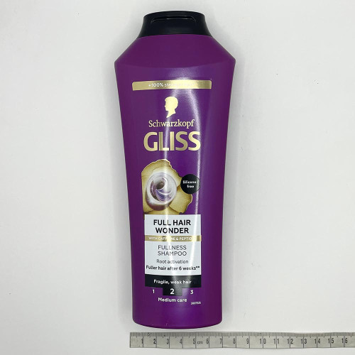 Шампунь для волосся Gliss Kur 400мл з Кофеїном
