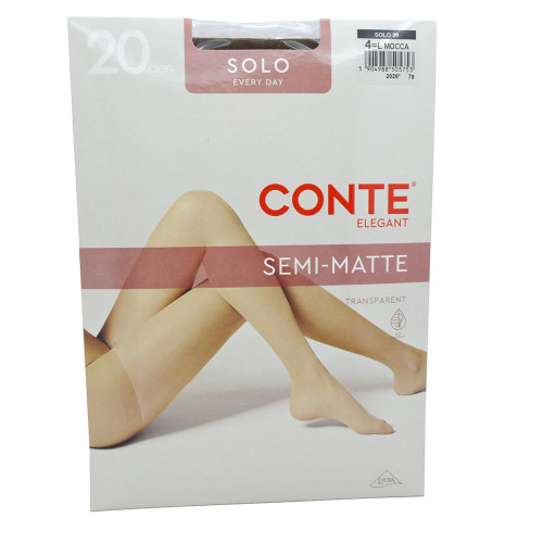 Колготи жіночі CONTE Соло 20ден №4 Мокка