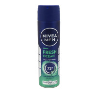 Чоловічий дезодорант спрей Nivea 150мл Фреш Океан