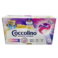 Капсули для прання Coccolino 40шт 3в1 Колор