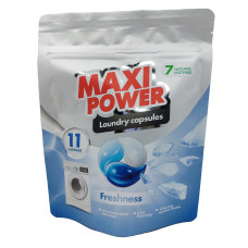 Капсули для прання Maxi Power 11шт Універсал Свіжість