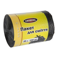 Пакети для сміття Crystal 35л 100шт
