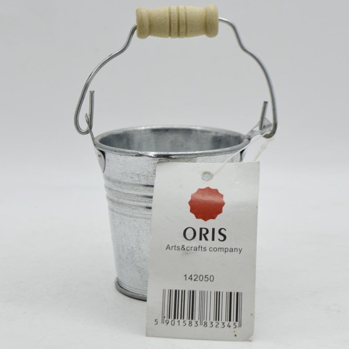 Декоративне відеречко Oris 1шт Біле 142050