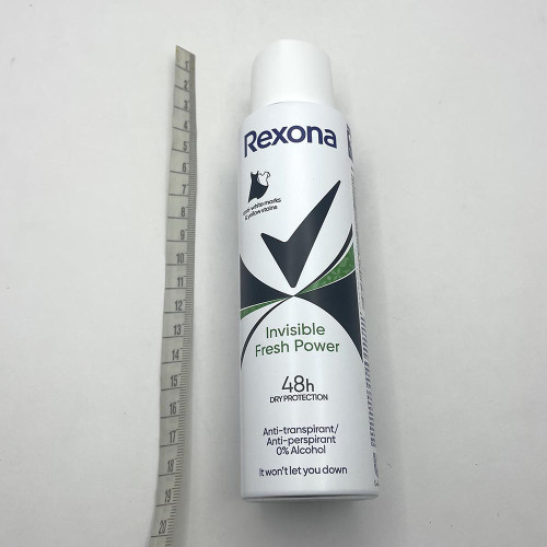 Дезодорант спрей Rexona 150мл Невидимий на чорному та білому одязі Свіжість
