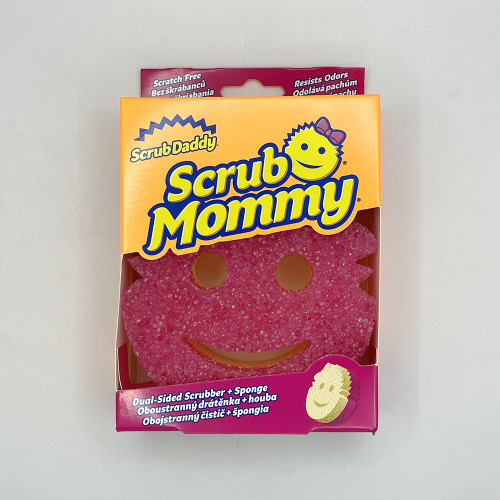Губка кухонна Scrub Daddy 1шт Сраб Мамі рожева-фіолетова