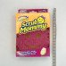 Губка кухонна Scrub Daddy 1шт Сраб Мамі рожева-фіолетова