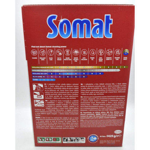 Капсули для посудомийних машин Somat 95шт Класік