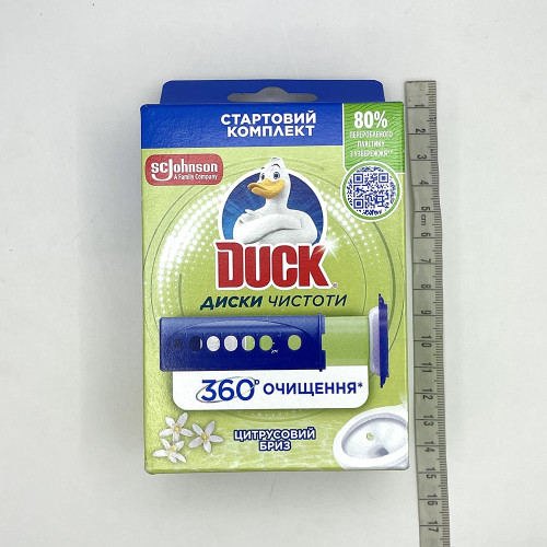 Змінні диски чистоти для унітазу Duck 6шт Цитрусовий Бриз