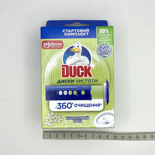 Змінні диски чистоти для унітазу Duck 6шт Цитрусовий Бриз
