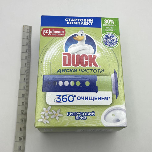 Змінні диски чистоти для унітазу Duck 6шт Цитрусовий Бриз