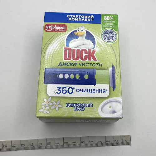 Змінні диски чистоти для унітазу Duck 6шт Цитрусовий Бриз
