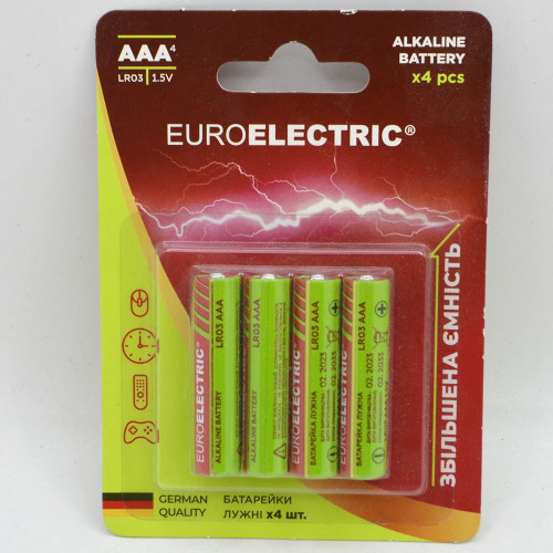 Батарейки Euroelectric Р3 РЕ