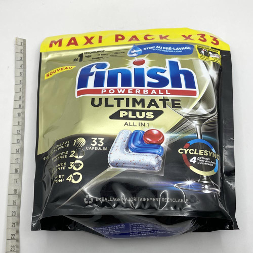Таблетки для посудомийних машин Finish квантум Ультімат 33шт Плюс