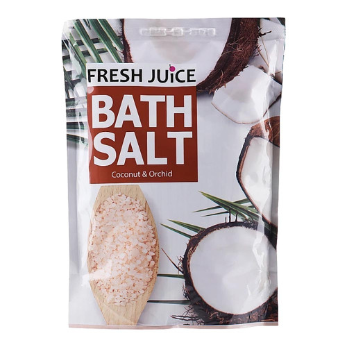 Сіль для ванн Fresh Juice дой-пак 500мл кокос і орхідея
