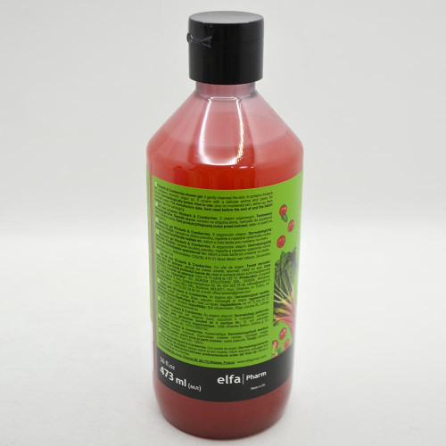Гель для душу Fresh Juice 473мл Ревінь і Журавлина