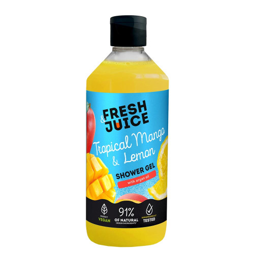 Гель для душу Fresh Juice 473мл Тропічне Манго і Лимон