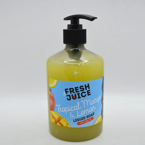 Рідке мило Fresh Juice 460мл дозатор Тропічне Манго і Лимон