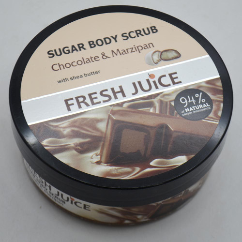 Цукровий скраб для тіла Fresh Juice 225мл шоколад і марципан