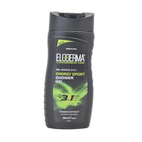 Чоловічий гель для душу Eloderma 250мл Енерджі Спорт