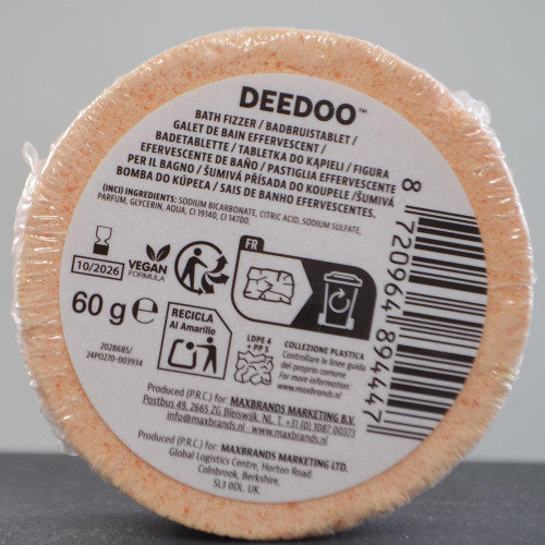 Бомбочка для ванни Deedoo 60гр Смайлик