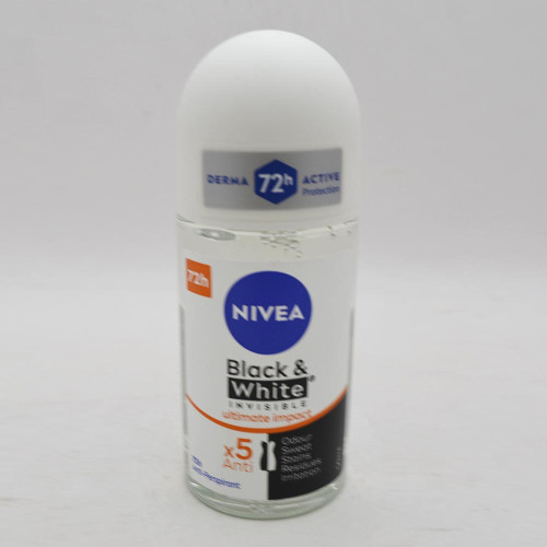 Дезодорант кульковий Nivea 50мл Невидимий Максимальний Захист