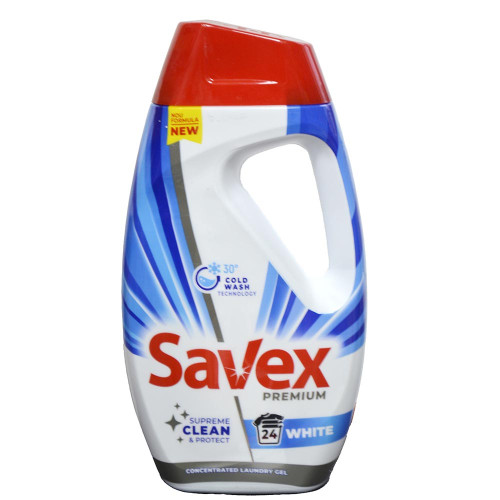 Гель для прання Savex 945мл Преміум Вайт