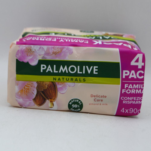 Мило тверде Palmolive 4*90г Мигдаль