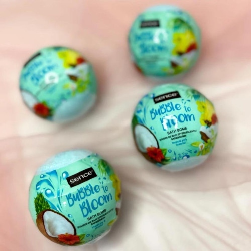 Бомбочка для ванни Sence Bubble to bloom 120гр Тропічний кокос