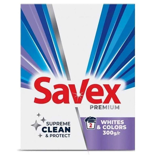 Пральний порошок Savex 300г автомат Вайт Колор