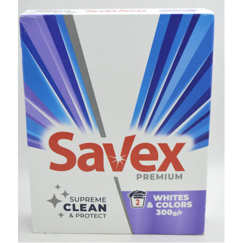 Пральний порошок Savex 300г автомат Вайт Колор
