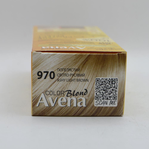 Жовта крем-фарба для волосся Avena Shine №970 Попелясто Світло Русявий
