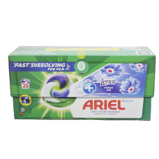 Капсули для прання Ariel 26шт Універсал з Ленором