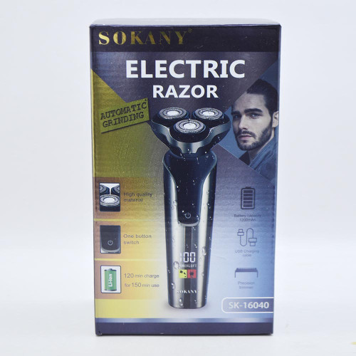 Бритва для гоління Sokany 5ВТ SK-16040 3-круга система з УСБ