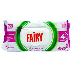 Вологі серветки для прибирання Fairy 100шт Лілія