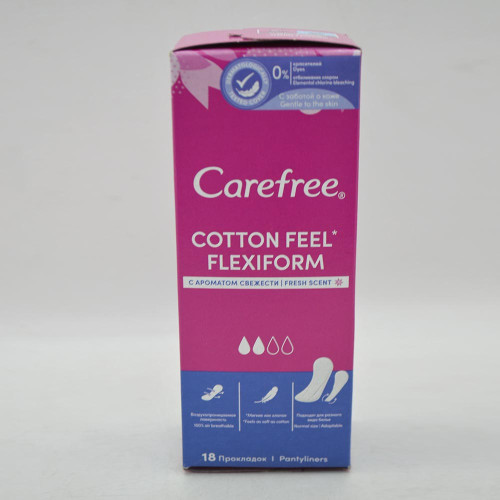 Щоденні прокладки Carefree 18шт Свіжість
