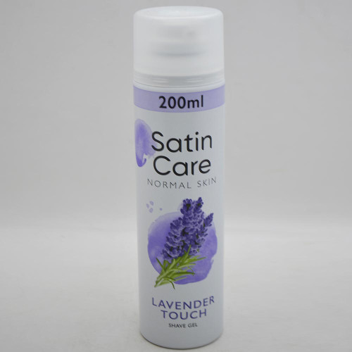 Гель для гоління Satin Care 200мл Лаванда