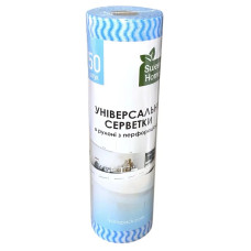 Серветки з перфорацією Sweet Home 50шт в рулоні