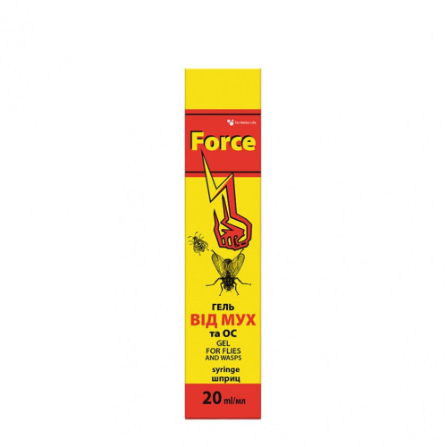 Гель від мух та ос Force 20мл шприц